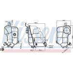 Nissens Δοχείο διαστολής, Ψυκτικό Υγρό - 996257