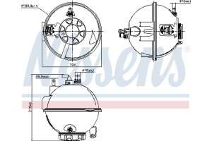 Nissens Δοχείο διαστολής, Ψυκτικό Υγρό - 996267