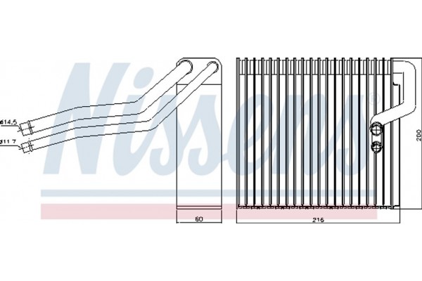 Nissens Εξαεριωτής, Σύστημα Κλιματισμού - 92184