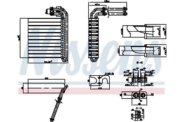 Nissens Εξαεριωτής, Σύστημα Κλιματισμού - 92332