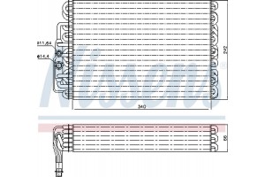 Nissens Εξαεριωτής, Σύστημα Κλιματισμού - 92063