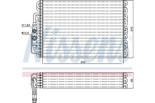 Nissens Εξαεριωτής, Σύστημα Κλιματισμού - 92063