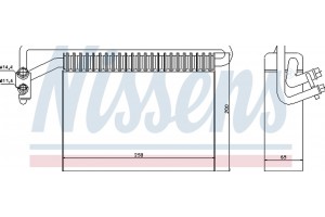 Nissens Εξαεριωτής, Σύστημα Κλιματισμού - 92177