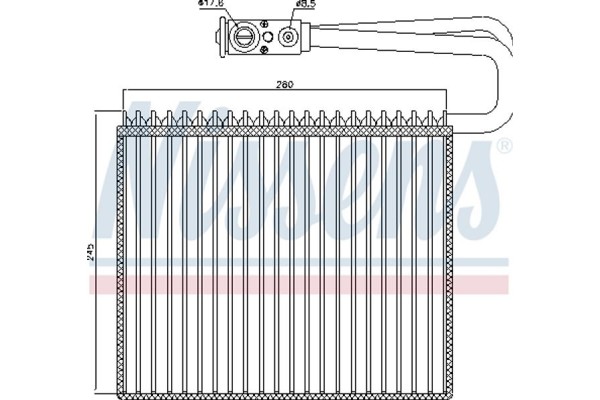 Nissens Εξαεριωτής, Σύστημα Κλιματισμού - 92191