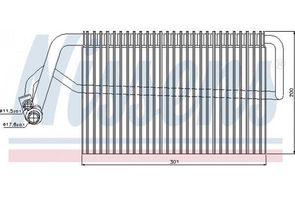 Nissens Εξαεριωτής, Σύστημα Κλιματισμού - 92221