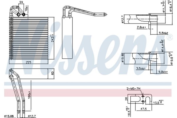 Nissens Εξαεριωτής, Σύστημα Κλιματισμού - 92331