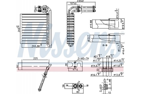 Nissens Εξαεριωτής, Σύστημα Κλιματισμού - 92332