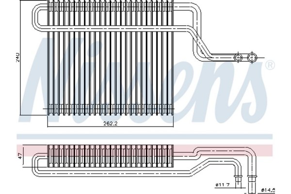 Nissens Εξαεριωτής, Σύστημα Κλιματισμού - 92347