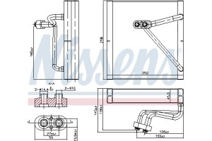 Nissens Εξαεριωτής, Σύστημα Κλιματισμού - 92353