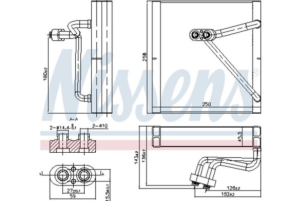 Nissens Εξαεριωτής, Σύστημα Κλιματισμού - 92353