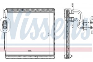 Nissens Εξαεριωτής, Σύστημα Κλιματισμού - 92374
