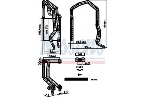 Nissens Εναλλάκτης θερμότητας, Θέρμανση Εσωτερικού Χώρου - 707222