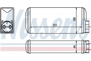 Nissens Εναλλάκτης θερμότητας, Θέρμανση Εσωτερικού Χώρου - 73650