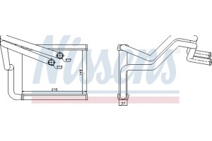 Nissens Εναλλάκτης θερμότητας, Θέρμανση Εσωτερικού Χώρου - 77633