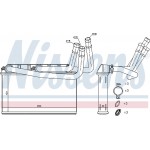 Nissens Εναλλάκτης θερμότητας, Θέρμανση Εσωτερικού Χώρου - 70531