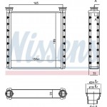 Nissens Εναλλάκτης θερμότητας, Θέρμανση Εσωτερικού Χώρου - 70533