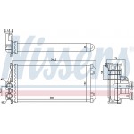 Nissens Εναλλάκτης θερμότητας, Θέρμανση Εσωτερικού Χώρου - 707083
