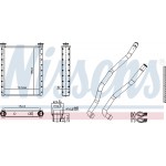 Nissens Εναλλάκτης θερμότητας, Θέρμανση Εσωτερικού Χώρου - 707198
