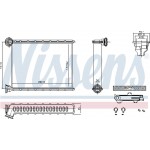 Nissens Εναλλάκτης θερμότητας, Θέρμανση Εσωτερικού Χώρου - 707199