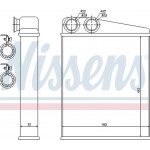 Nissens Εναλλάκτης θερμότητας, Θέρμανση Εσωτερικού Χώρου - 70807