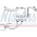 Nissens Εναλλάκτης θερμότητας, Θέρμανση Εσωτερικού Χώρου - 71163