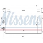 Nissens Εναλλάκτης θερμότητας, Θέρμανση Εσωτερικού Χώρου - 71164