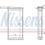 Nissens Εναλλάκτης θερμότητας, Θέρμανση Εσωτερικού Χώρου - 71761