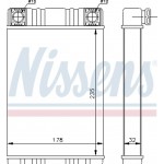 Nissens Εναλλάκτης θερμότητας, Θέρμανση Εσωτερικού Χώρου - 72028