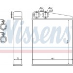 Nissens Εναλλάκτης θερμότητας, Θέρμανση Εσωτερικού Χώρου - 72047