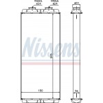 Nissens Εναλλάκτης θερμότητας, Θέρμανση Εσωτερικού Χώρου - 72048