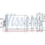 Nissens Εναλλάκτης θερμότητας, Θέρμανση Εσωτερικού Χώρου - 72657