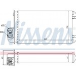 Nissens Εναλλάκτης θερμότητας, Θέρμανση Εσωτερικού Χώρου - 73255