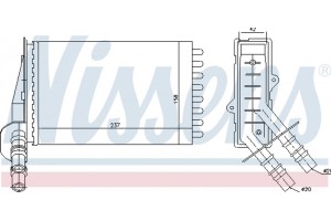 Nissens Εναλλάκτης θερμότητας, Θέρμανση Εσωτερικού Χώρου - 73374