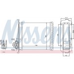 Nissens Εναλλάκτης θερμότητας, Θέρμανση Εσωτερικού Χώρου - 73640