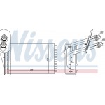 Nissens Εναλλάκτης θερμότητας, Θέρμανση Εσωτερικού Χώρου - 73850