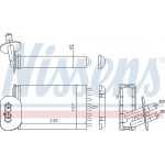 Nissens Εναλλάκτης θερμότητας, Θέρμανση Εσωτερικού Χώρου - 73977