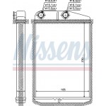 Nissens Εναλλάκτης θερμότητας, Θέρμανση Εσωτερικού Χώρου - 73989