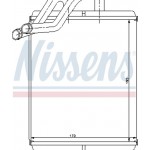 Nissens Εναλλάκτης θερμότητας, Θέρμανση Εσωτερικού Χώρου - 77518