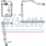 Nissens Εναλλάκτης θερμότητας, Θέρμανση Εσωτερικού Χώρου - 77649