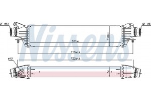 Nissens Ψυγείο Αέρα Υπερπλήρωσης - 961125