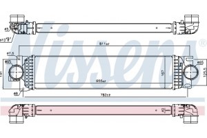Nissens Ψυγείο Αέρα Υπερπλήρωσης - 961234