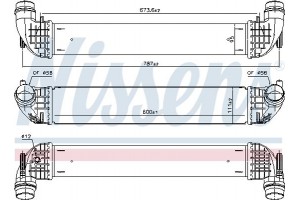 Nissens Ψυγείο Αέρα Υπερπλήρωσης - 96140
