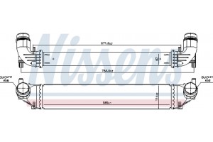 Nissens Ψυγείο Αέρα Υπερπλήρωσης - 96141