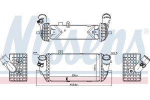 Nissens Ψυγείο Αέρα Υπερπλήρωσης - 96144