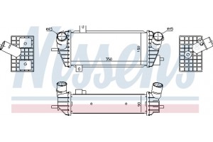Nissens Ψυγείο Αέρα Υπερπλήρωσης - 961493