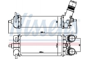 Nissens Ψυγείο Αέρα Υπερπλήρωσης - 961509