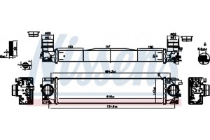 Nissens Ψυγείο Αέρα Υπερπλήρωσης - 961541