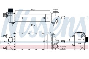 Nissens Ψυγείο Αέρα Υπερπλήρωσης - 96267