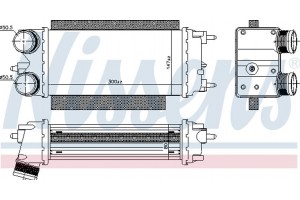 Nissens Ψυγείο Αέρα Υπερπλήρωσης - 96357