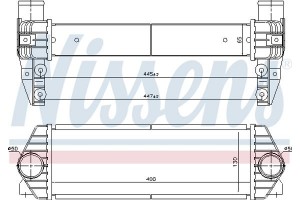 Nissens Ψυγείο Αέρα Υπερπλήρωσης - 96435
